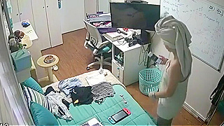 European Beauty Caught By Spy Cam In Intimate Dressing Moment