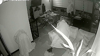 Swedish Couple Caught Fucking On Sofa By Hacked Hidden Spy Ipcam