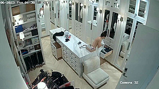 Peeking At A Wealthy European Woman Pleasure Herself On Ipcam