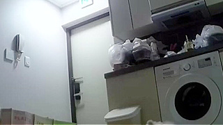 Peeking At A Busty Korean Babe Pleasure Herself In A Steamy Voyeur Video
