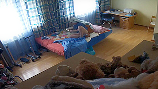 Hidden Spy Ipcam Outs Naughty Chubby Teen Masturbating Wildly