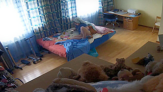 Hidden Spy Ipcam Outs Naughty Chubby Teen Masturbating Wildly