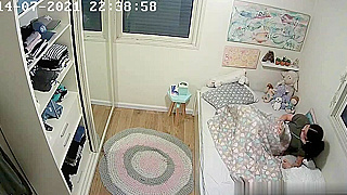 Watching A Young Girl Pleasure Herself On Ipcam In Her Bedroom