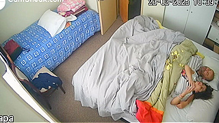 Hidden Spy Ipcam Catches Horny Spanish Grandma And Grandpa Fucking Hard