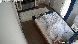 Hacked Cam Catches Sexy Spanish Girl Masturbating With Vibrator - Spy Ipcam Footage