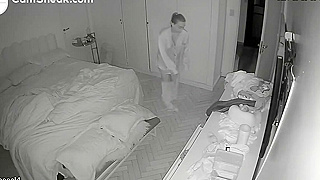 Spying On A Busty Blonde Argentine Babe Fucked Hard At Midnight - Hidden Ipcam
