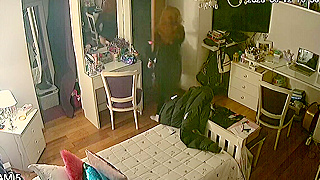 British Redhead Teen Caught Masturbating Hard On Hidden Spy Ipcam