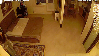 Caught On Spy Ipcam, Hot Young German Couple Fucks Before Going Out
