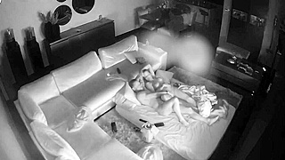 Hidden Spy Ipcam Catches European Woman Loudly Moaning During Rough Sex