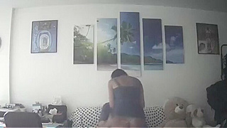 Caught On Ip Cam, Busty Hawaiian Babe Ravaged By Horny Stud