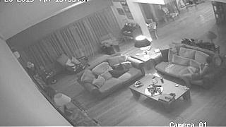 Caught On Ip Cam, Lesbian Lovers Getting Naughty In Their Living Room
