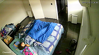 Spy Ipcam Busts Her Shameless Masturbation Session