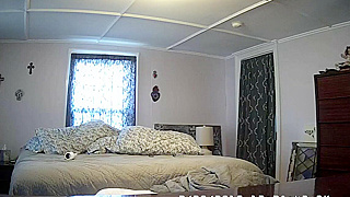 Hidden Spy Ipcam Snags American Nerd Girl Masturbating To Porn
