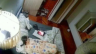 Caught On Hidden Cam - Horny Latina's Wild Orgasms On Bed