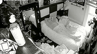 Hidden Spy Ipcam Reveals Naughty Curly Teen Sucking Off Her Horny Boyfriend