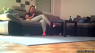 Spying On Cheating Wife, Caught Naked And Masturbating On Hidden Cam