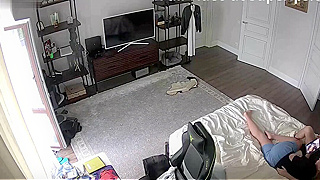 Voyeur Watches Ukrainian Teen Couple Getting Off To Porn Together