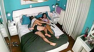 Son Watches Neighbor's Busty Wife Get Brutally Fucked In Hotel Room