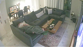 Spying On A Naughty European Babe Getting Pounded On The Sofa