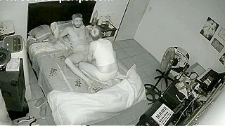 Peeping At A Horny Italian Couple Fucking Passionately In Their Cozy Bed