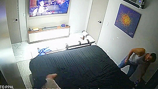 Voyeur Watches Skinny Brunette Slowly Penetrated In Intense Encounter