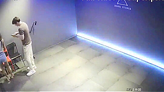 Voyeur Spies On Korean College Couple's Wild Sexual Dance Party