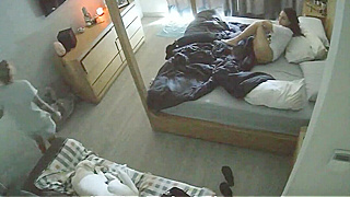 Watching Busty American Milf Sisters Pleasure Themselves In Bed