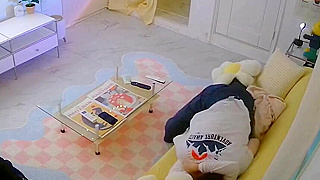 Peeking At A Horny Korean College Couple Fuck Hard In Their Dorm Room