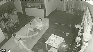 Hidden Cam Catches Cheating Spanish Couple Fucking Hard While Binging Netflix