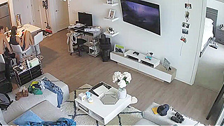 Eyeing My Slutty American Wife Get Ravaged In Our Living Room