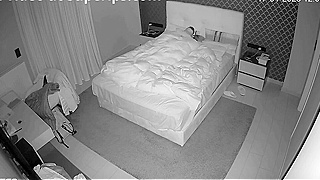 Caught On Hidden Cam - Slutty Wife Gets Fucked Hard In Her Own Bed