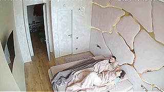 Voyeur Caught Filming Young Russian Wife Getting Ravaged On Her Bed