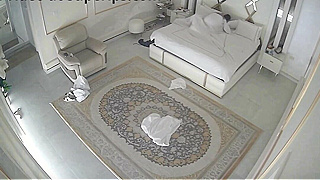 Wealthy Arab Couple Enjoys Intimate Bedtime Passion