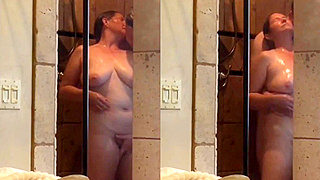 Exposed On Spy Cam - Hot Wife's Shower Orgasm - Real Amateur Leaked Video