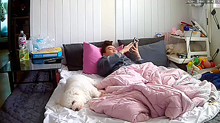 Hidden Camera Catches Asian Babe's Intense Rubbing And Masturbation Session