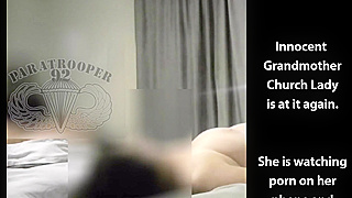 Church Lady Cums Again with Audible Contractions!