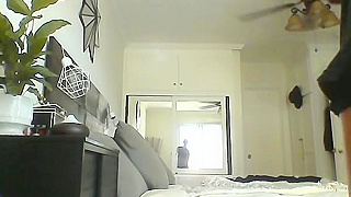 Caught On Camera - Wife Pleasures Herself To An Intense, Visible Orgasm