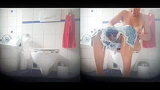 Voyeur Spies On Gorgeous Babe Masturbating And Peeing