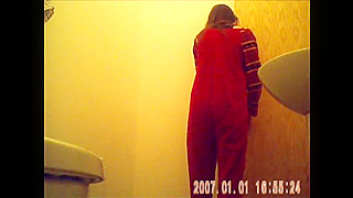 Caught Red-Handed - Horny Teen Caught Pleasuring Herself In The Bathroom