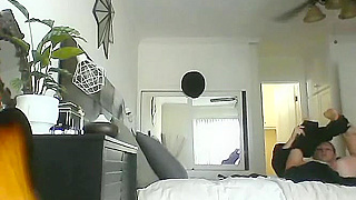 Hidden Cam Captures Her Passionate Masturbation & Loud Moans