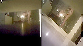 Caught On Hidden Cam - Naughty Wife Caught Pleasuring Herself With Shower Head