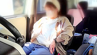 Caught Red-Handed - Spying On A Horny Babe Masturbating In Her Car