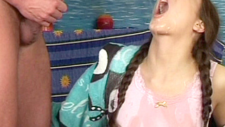 Nasty Teen In Pigtails Fucked Hard And Pissed On - Rough Sex Extravaganza!