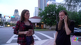 A Mysterious Babe And Her Lover Fuck In Public