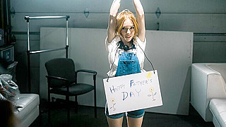 Steamy Step-Siblings Surprise Stepdad With A Slutty Threesome Gift – Creampie Family Bonding