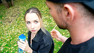Petite Gardener Gets Pounded Hard By Hung Stud After He Can’t Resist Her Tight Body
