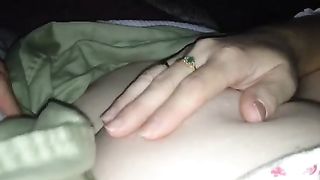 The charming pale skin large knockers of my cheating wife with miniature nippples