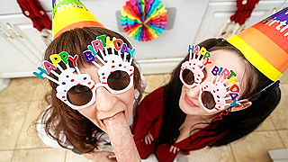 Mom And Stepsister Seduce Heartbroken Son With Raunchy Private Party