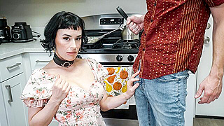 Filthy Stepson Surprises Mom with Rough Anal Creampie After Catching Her Cheating