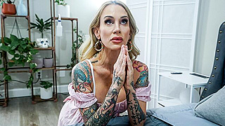 Religious MILF Teaches Horny Stepson Divine Pleasure with Her Juicy Tits and Tight Ass